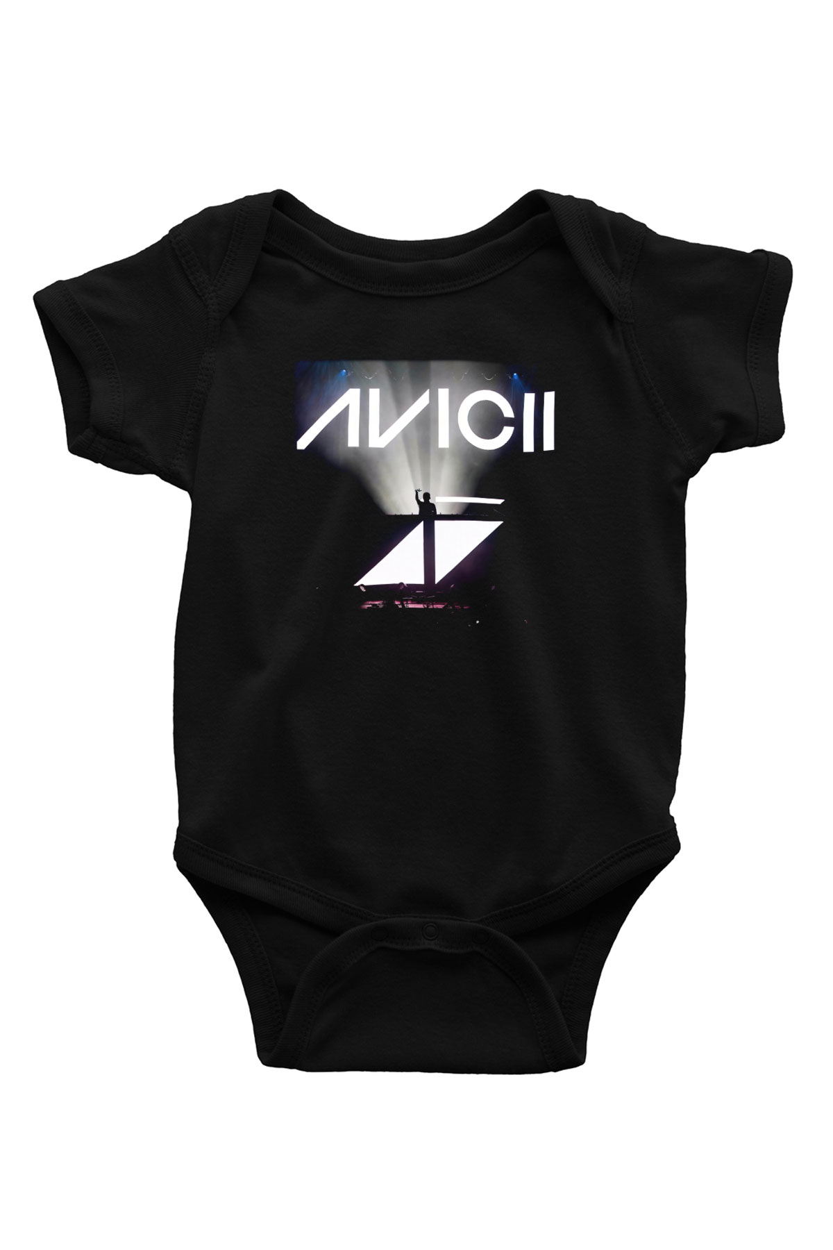 Avicii Siyah Bebek Body - Zıbın