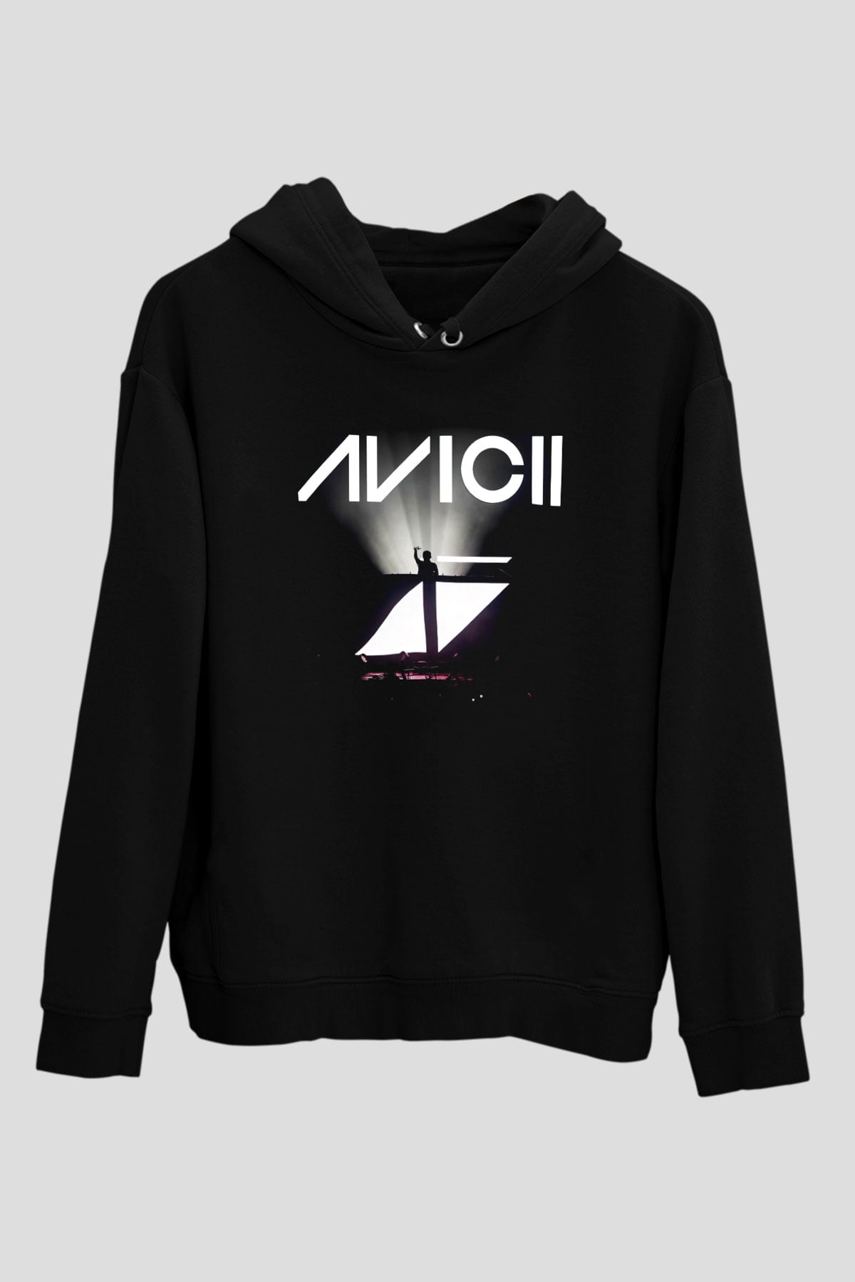 Avicii Siyah Unisex Hoodie