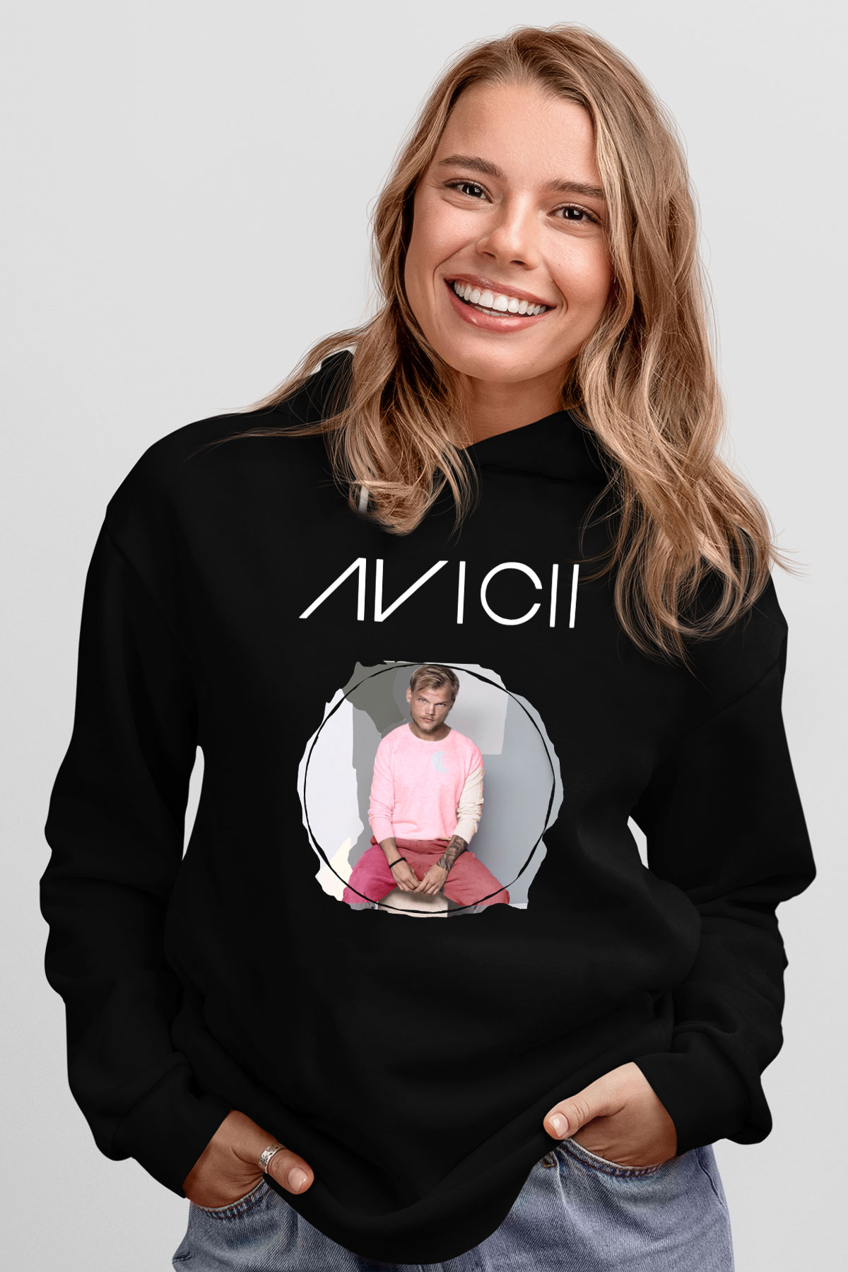 Avicii Siyah Unisex Hoodie