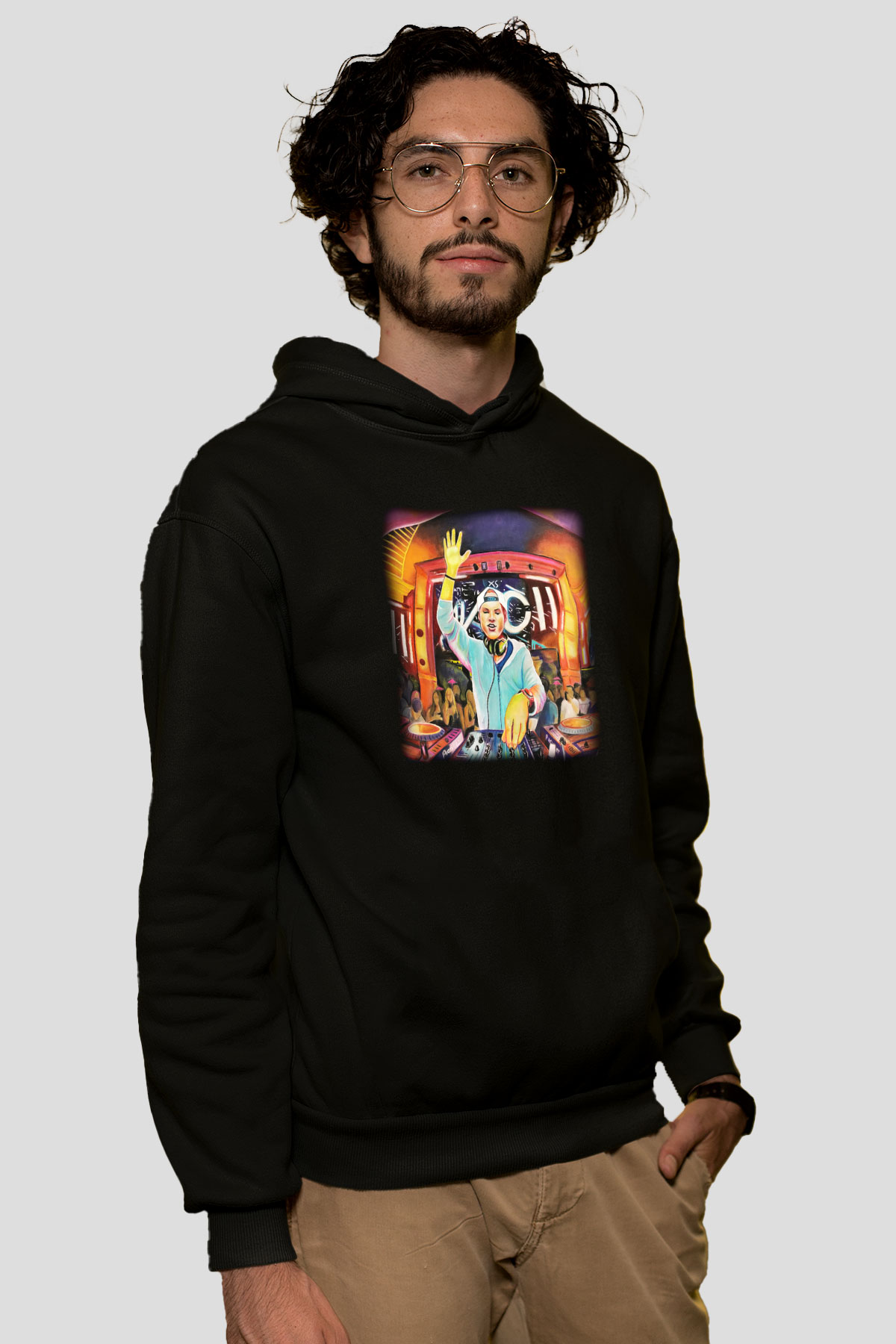 Avicii Siyah Unisex Hoodie