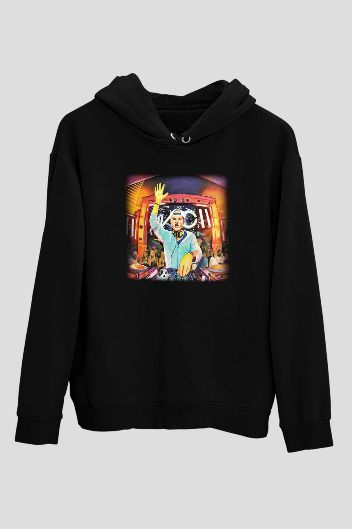 Avicii Siyah Unisex Hoodie