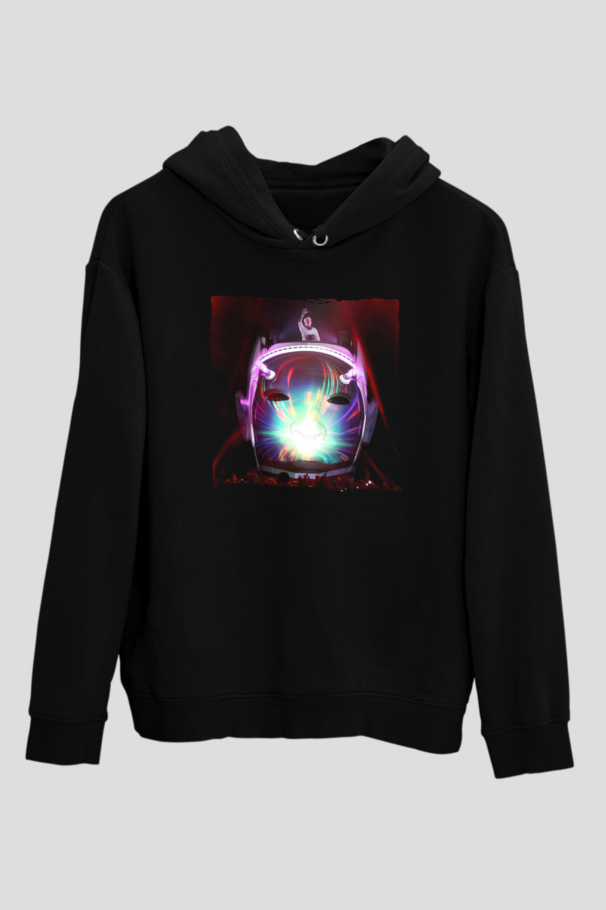 Avicii Siyah Unisex Kapüşonlu Sweatshirt
