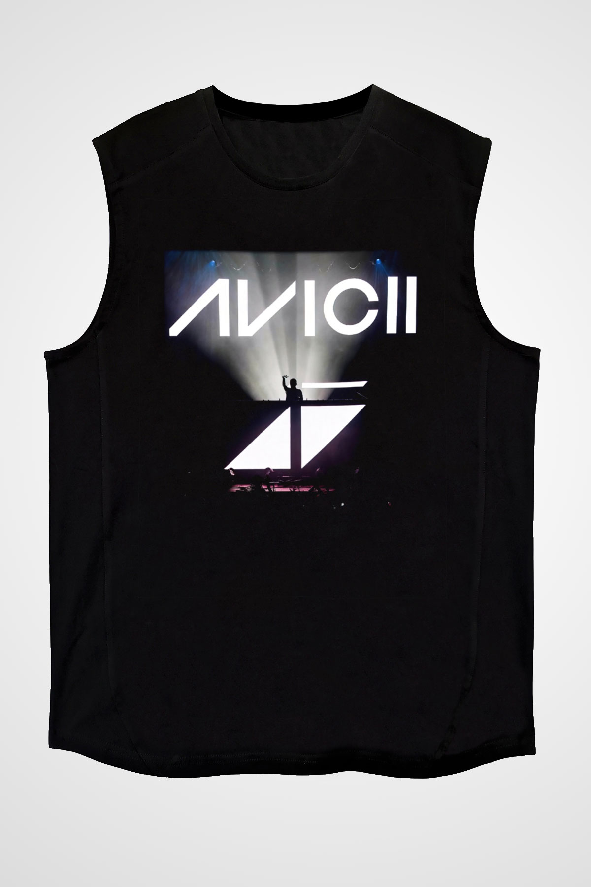 Avicii Siyah Unisex Kolsuz Tişört