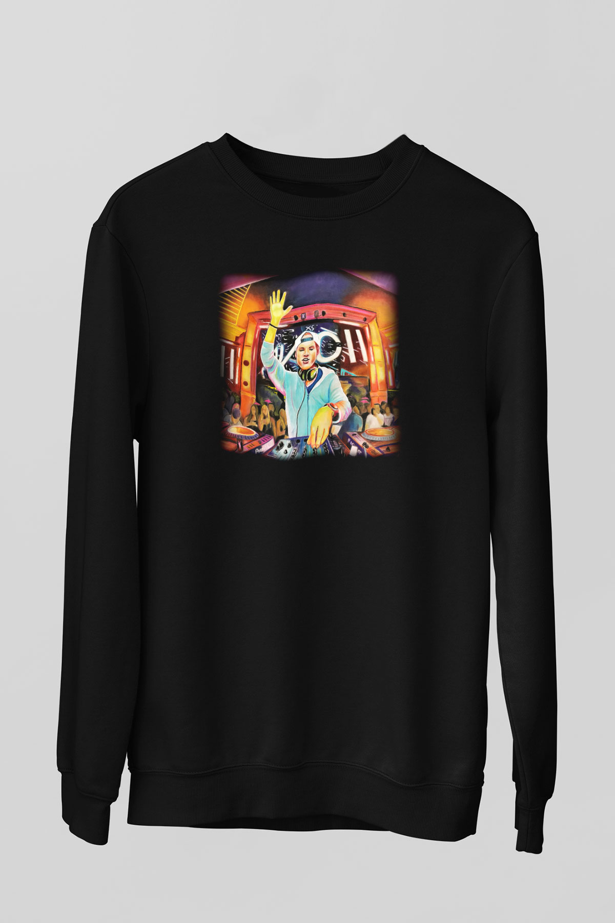 Avicii Siyah Unisex Sweatshirt