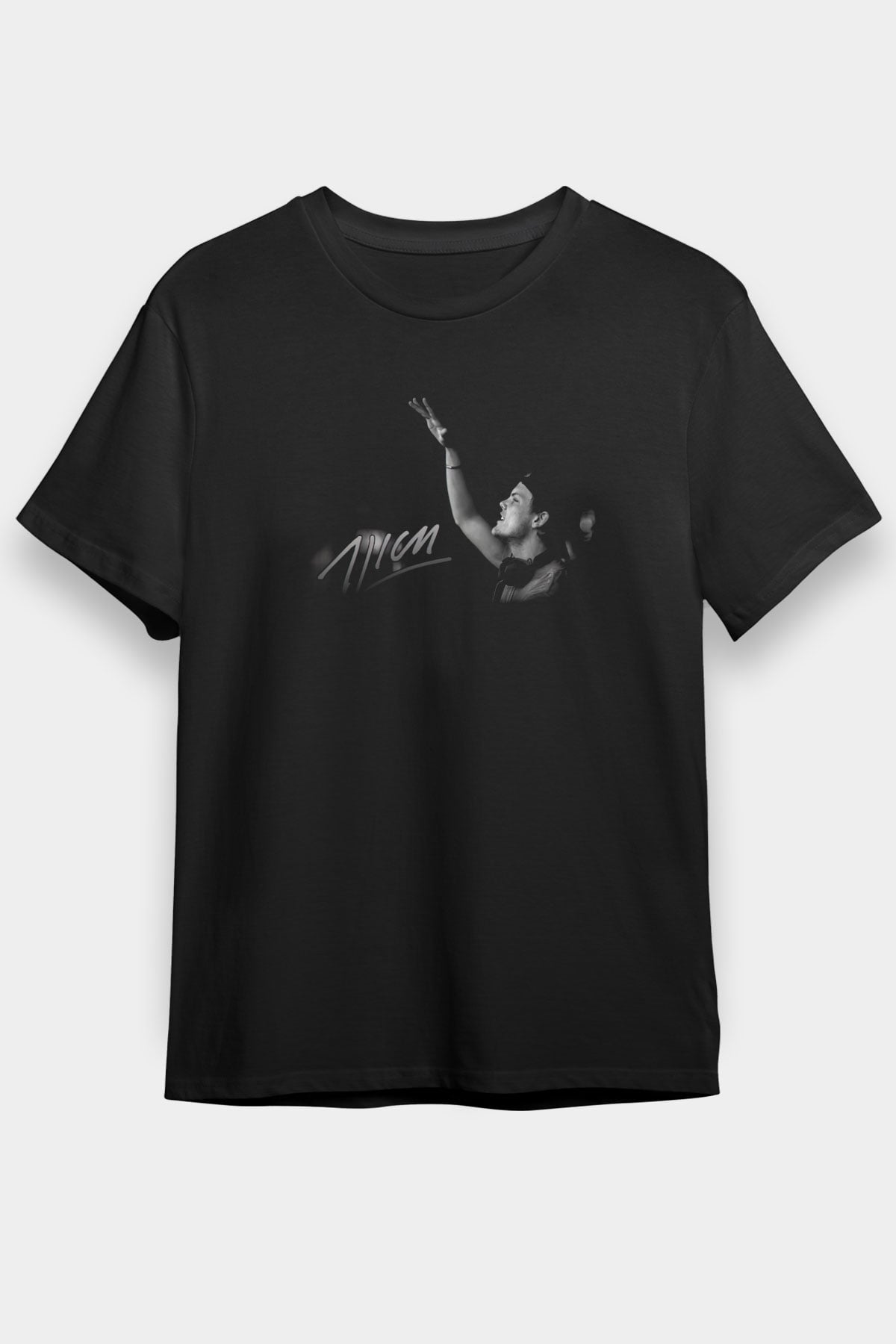 Avicii Siyah Unisex Tişört T-Shirt - TişörtFabrikası