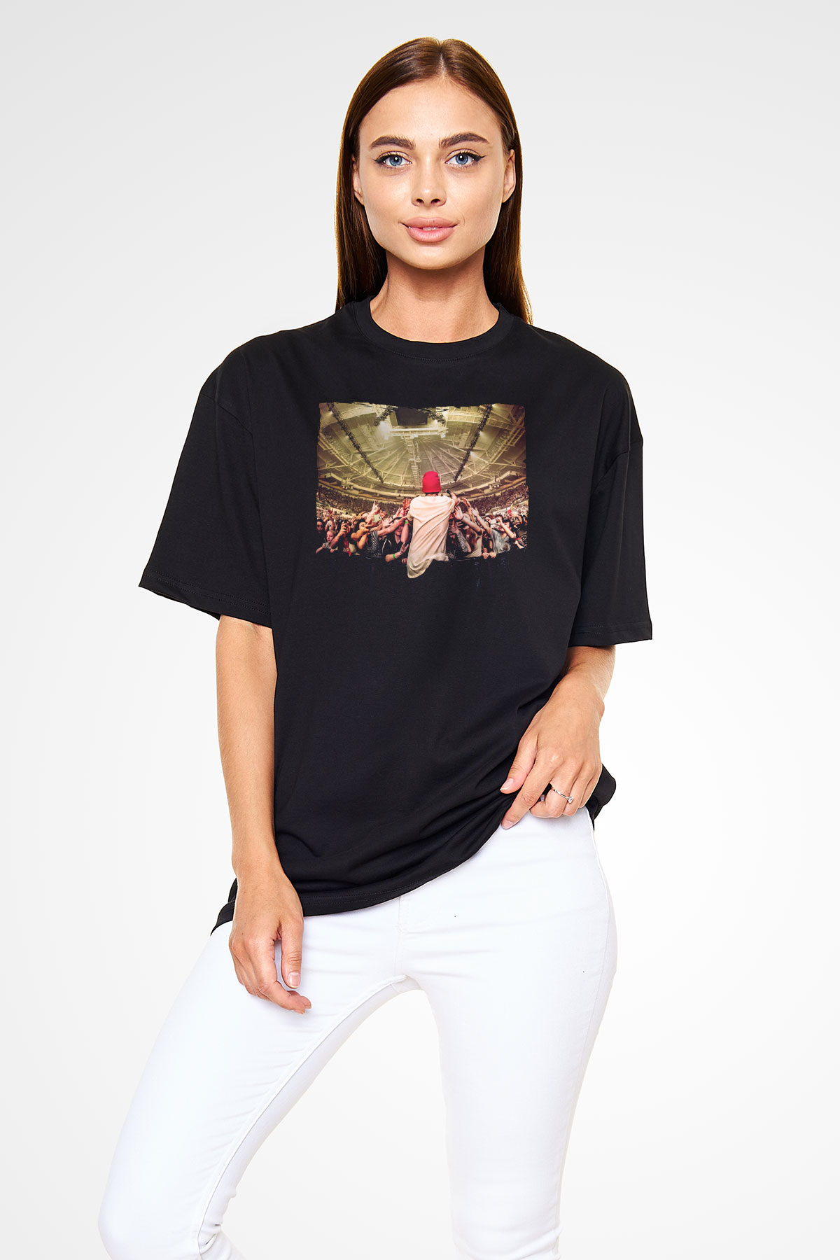 Avicii Siyah Oversize Tişört Oversize T-shirt - TişörtFabrikası