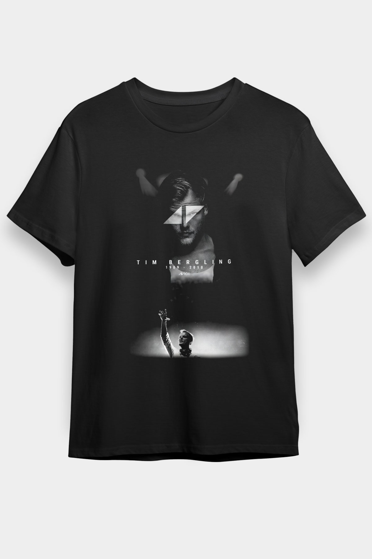 Avicii Siyah Unisex Tişört T-Shirt - TişörtFabrikası