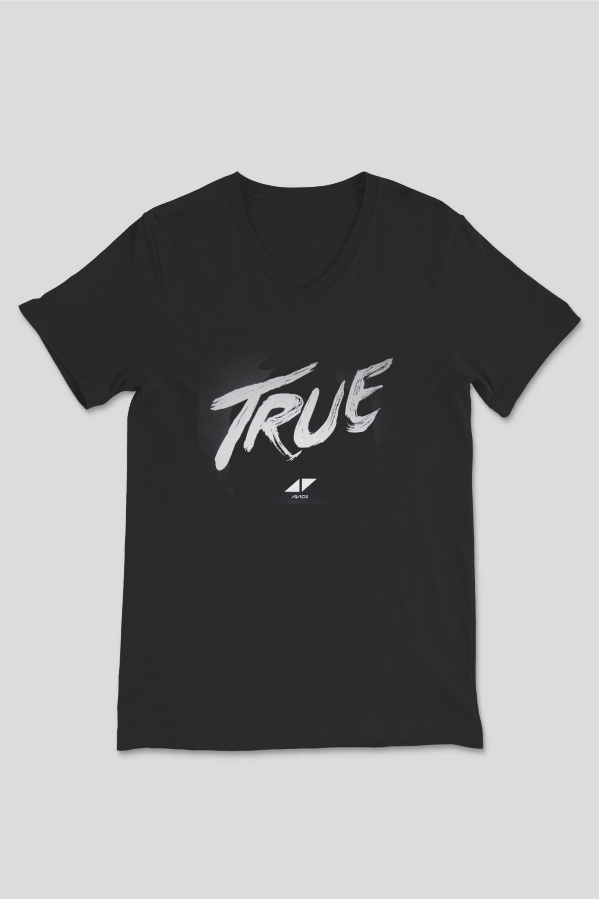 Avicii Siyah Unisex V Yaka Tişört