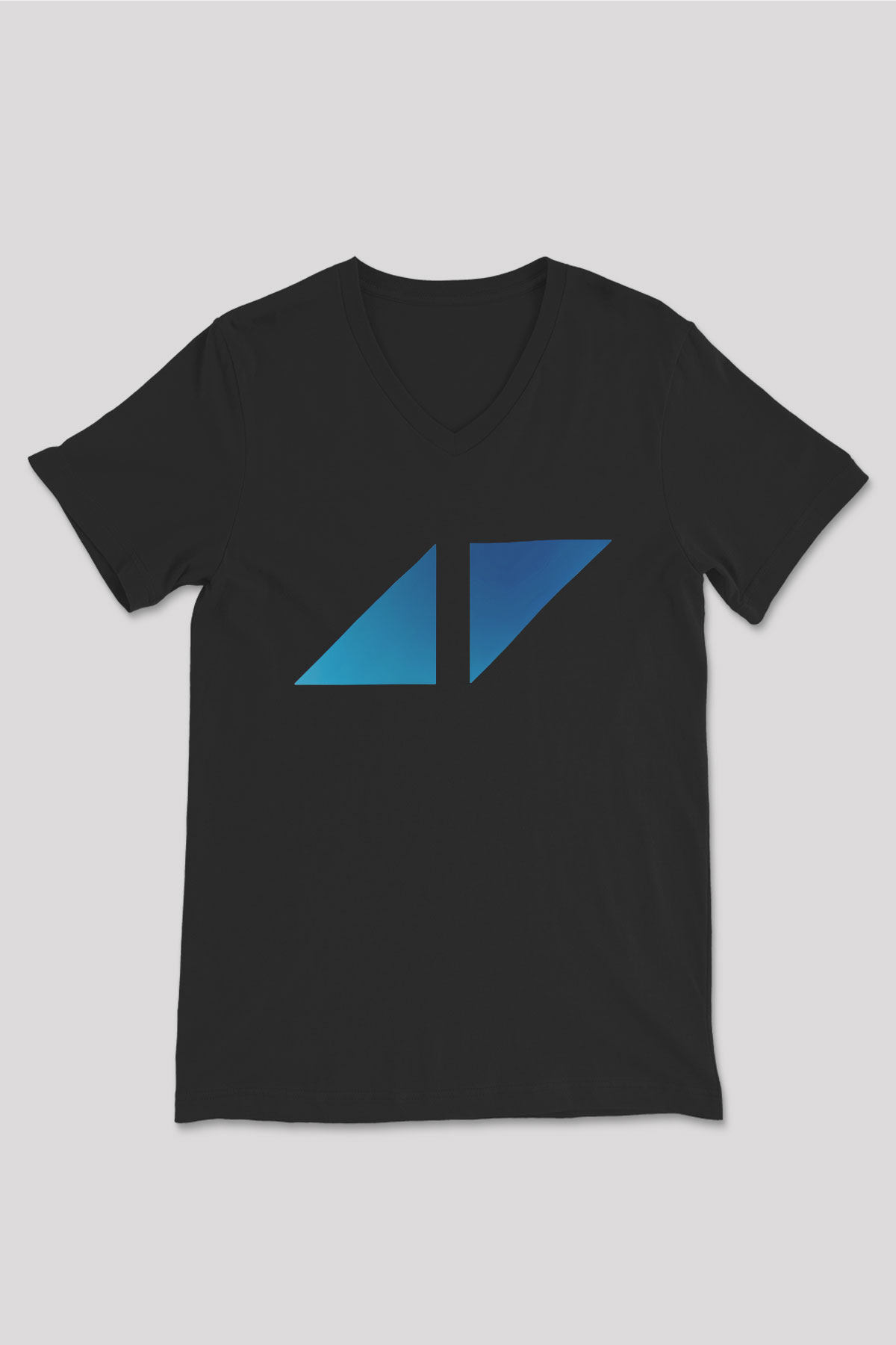Avicii Siyah Unisex V Yaka Tişört