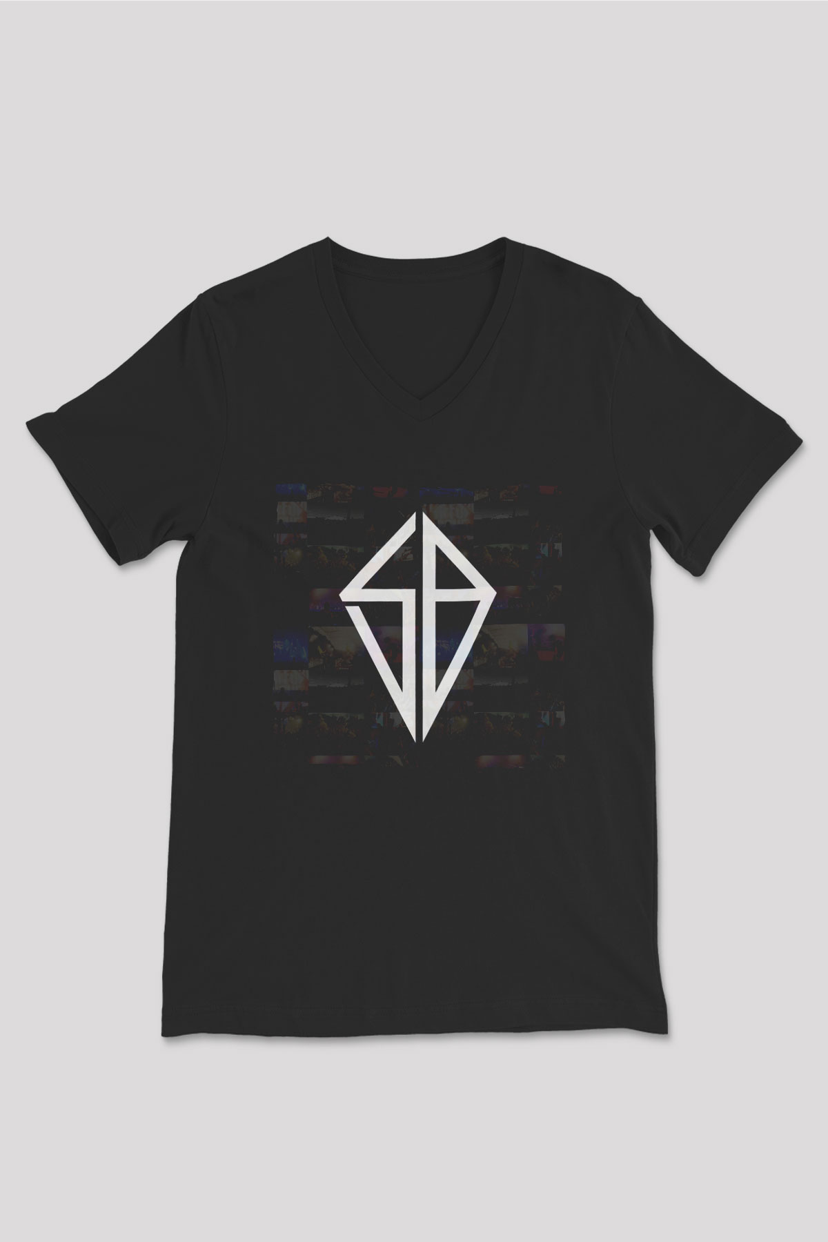 Avicii Siyah Unisex V Yaka Tişört