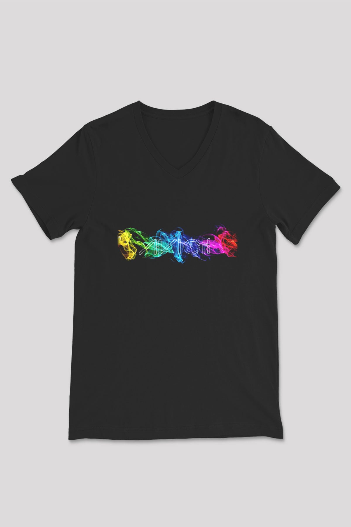 Avicii Siyah Unisex V Yaka Tişört T-Shirt