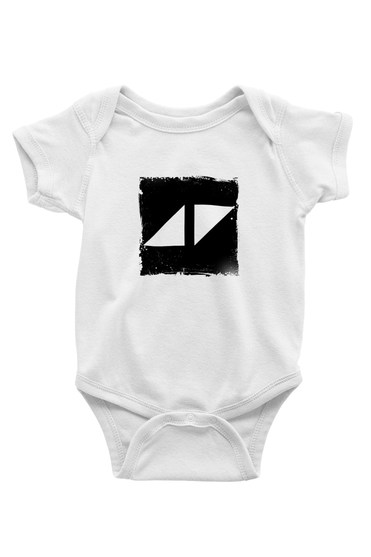 AviciiBaskılı Beyaz Bebek Body - Zıbın