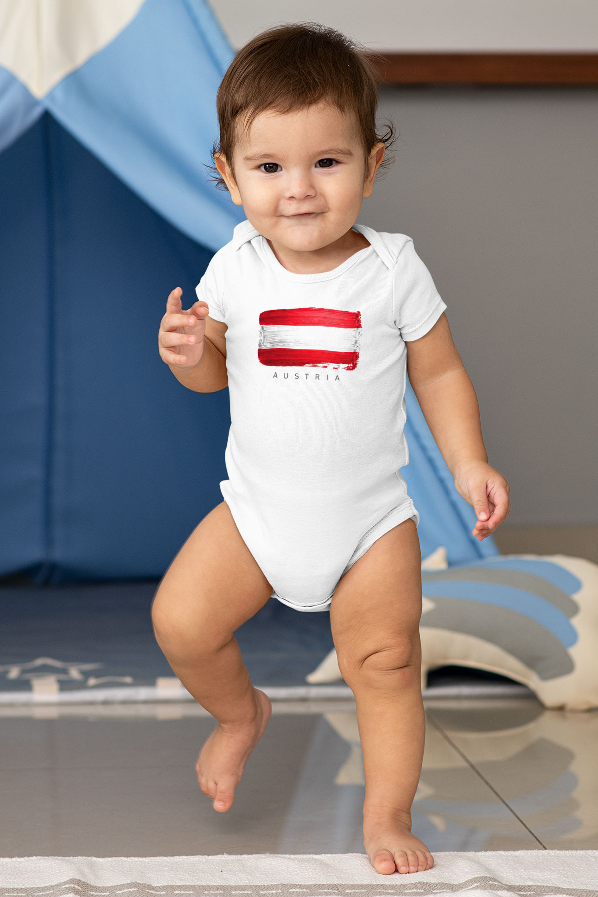 Avusturya Beyaz Bebek Body - Zıbın