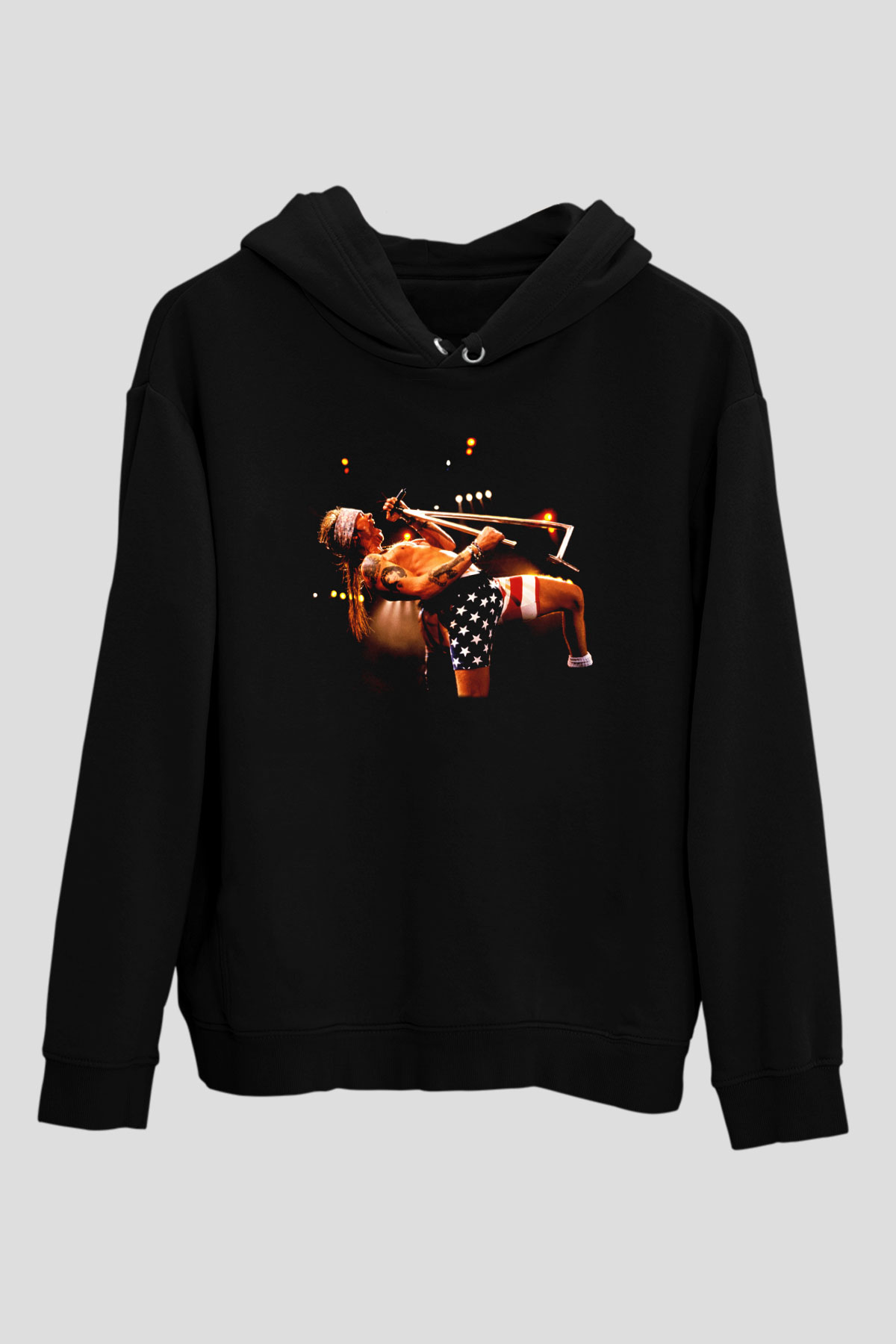 Axl Rose Siyah Unisex Hoodie