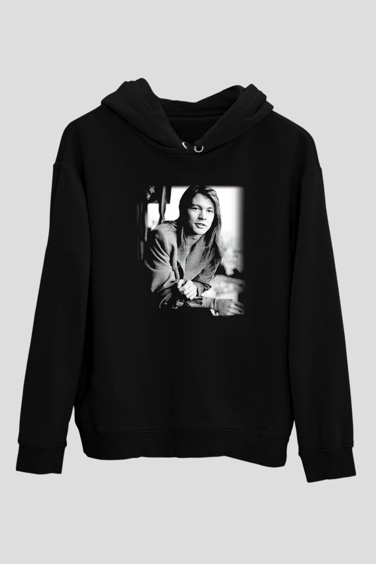 Axl Rose Siyah Unisex Hoodie