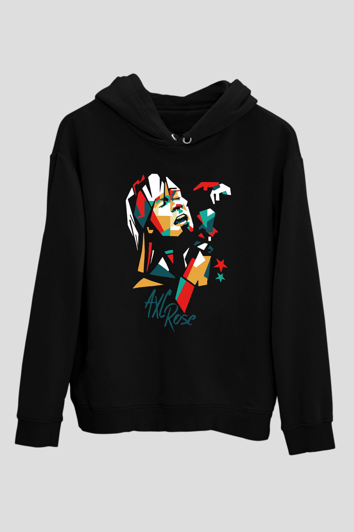 Axl Rose Siyah Unisex Hoodie