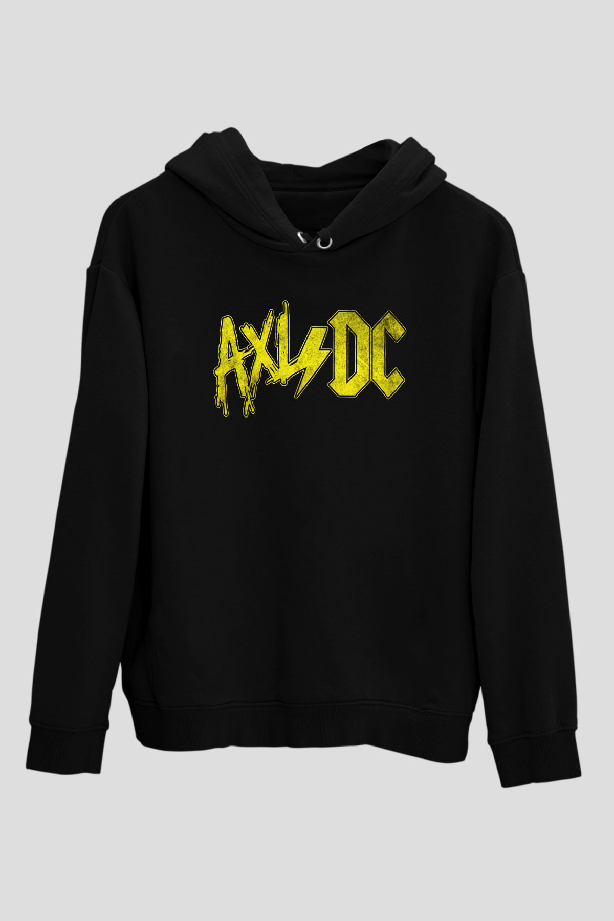 Axl Rose Siyah Unisex Kapüşonlu Sweatshirt