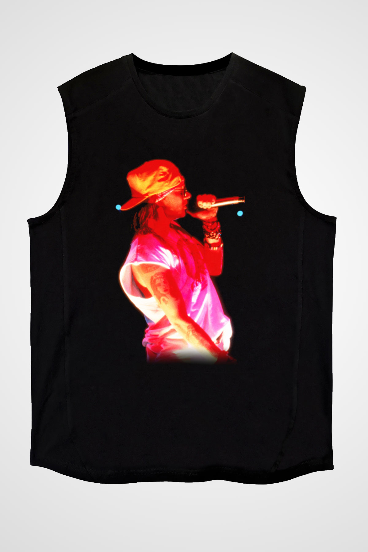 Axl Rose Siyah Unisex Kolsuz Tişört