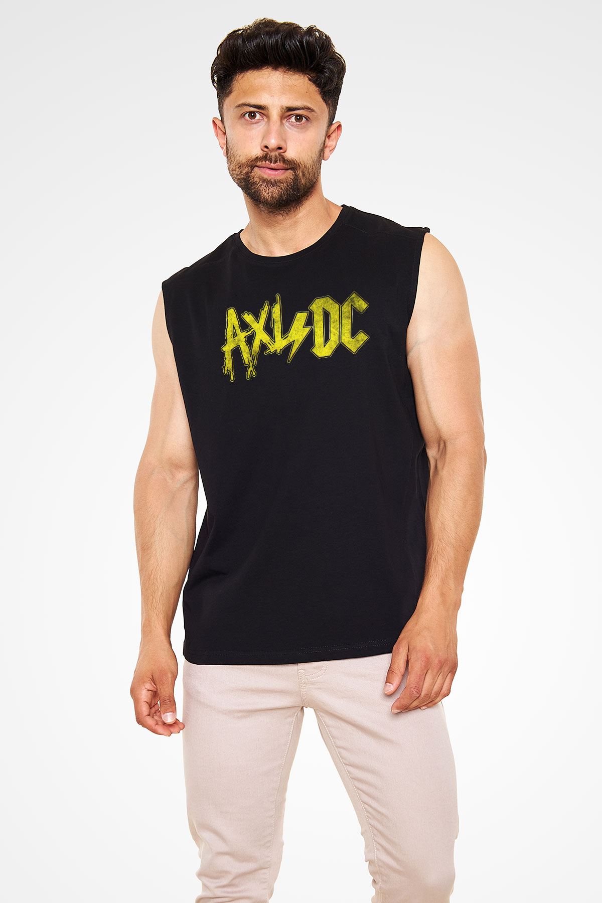 Axl Rose Siyah Unisex Kolsuz Tişört
