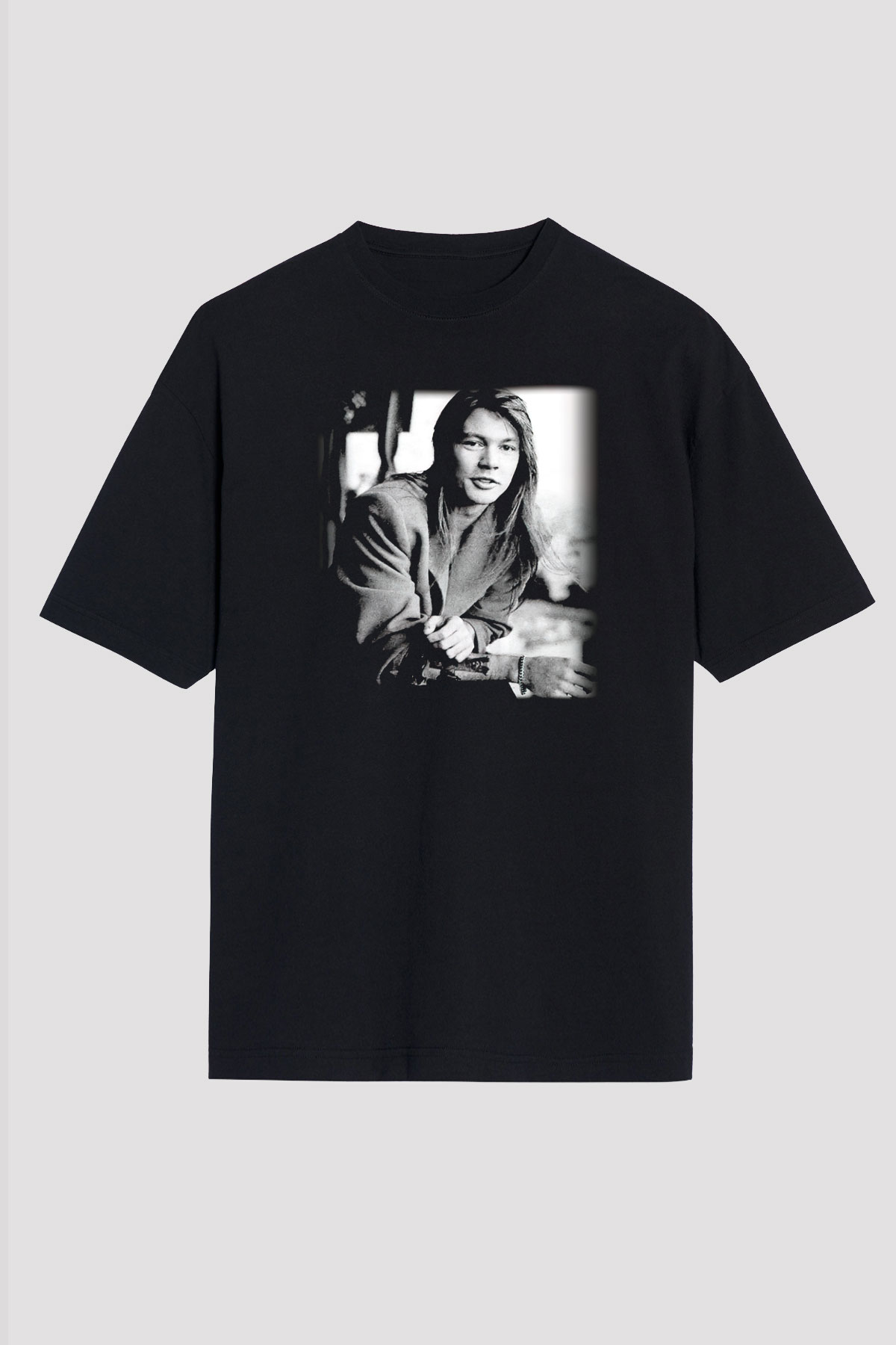Axl Rose Siyah Unisex Oversize Tişört T-Shirt