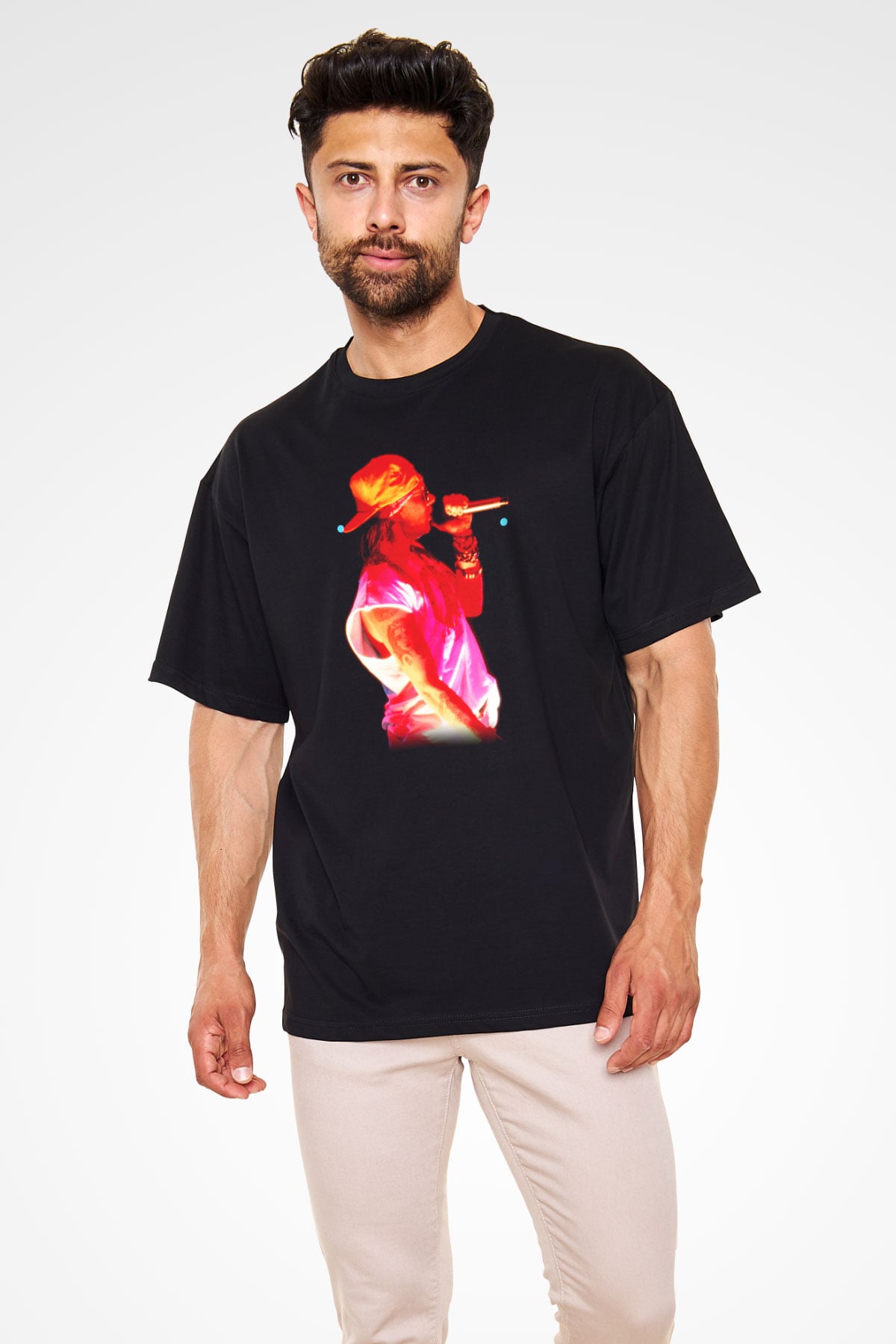 Axl Rose Siyah Unisex Oversize Tişört T-Shirt