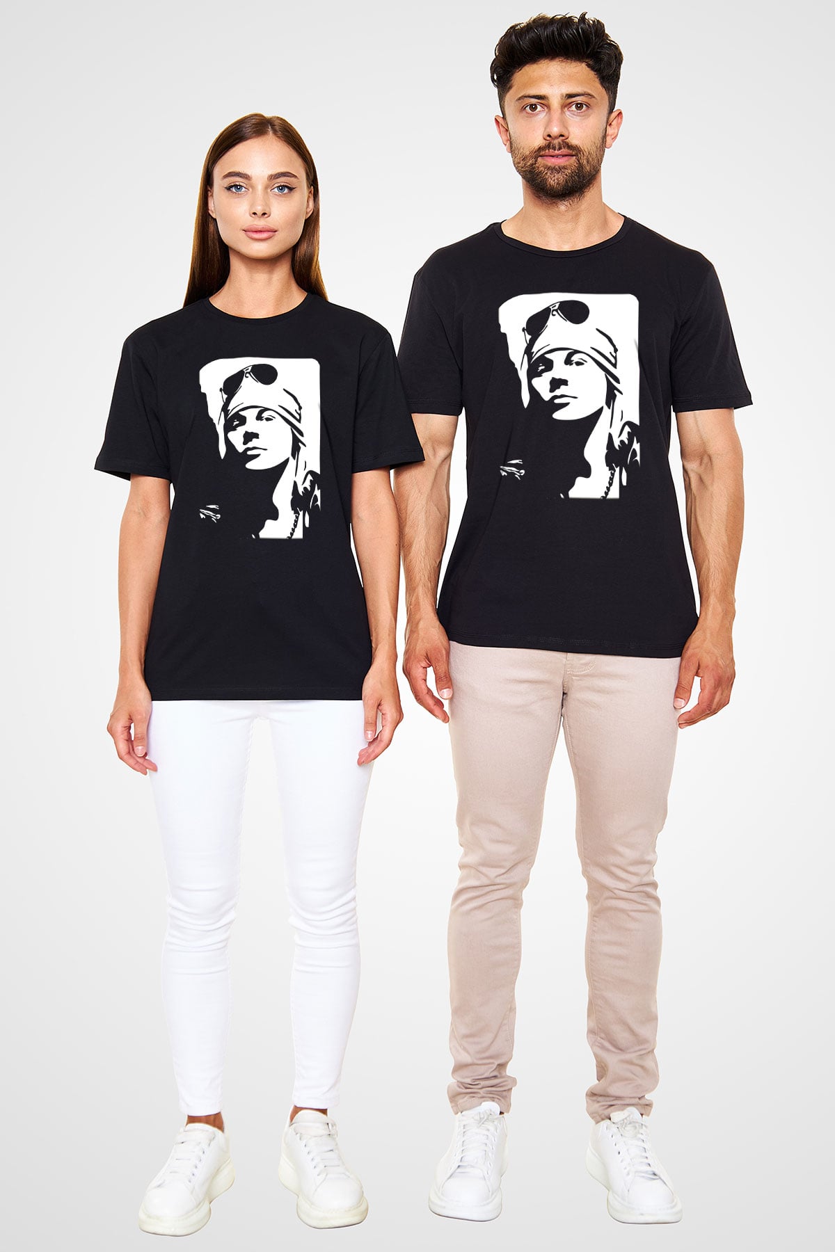 Axl Rose Siyah Unisex Tişört T-Shirt - TişörtFabrikası