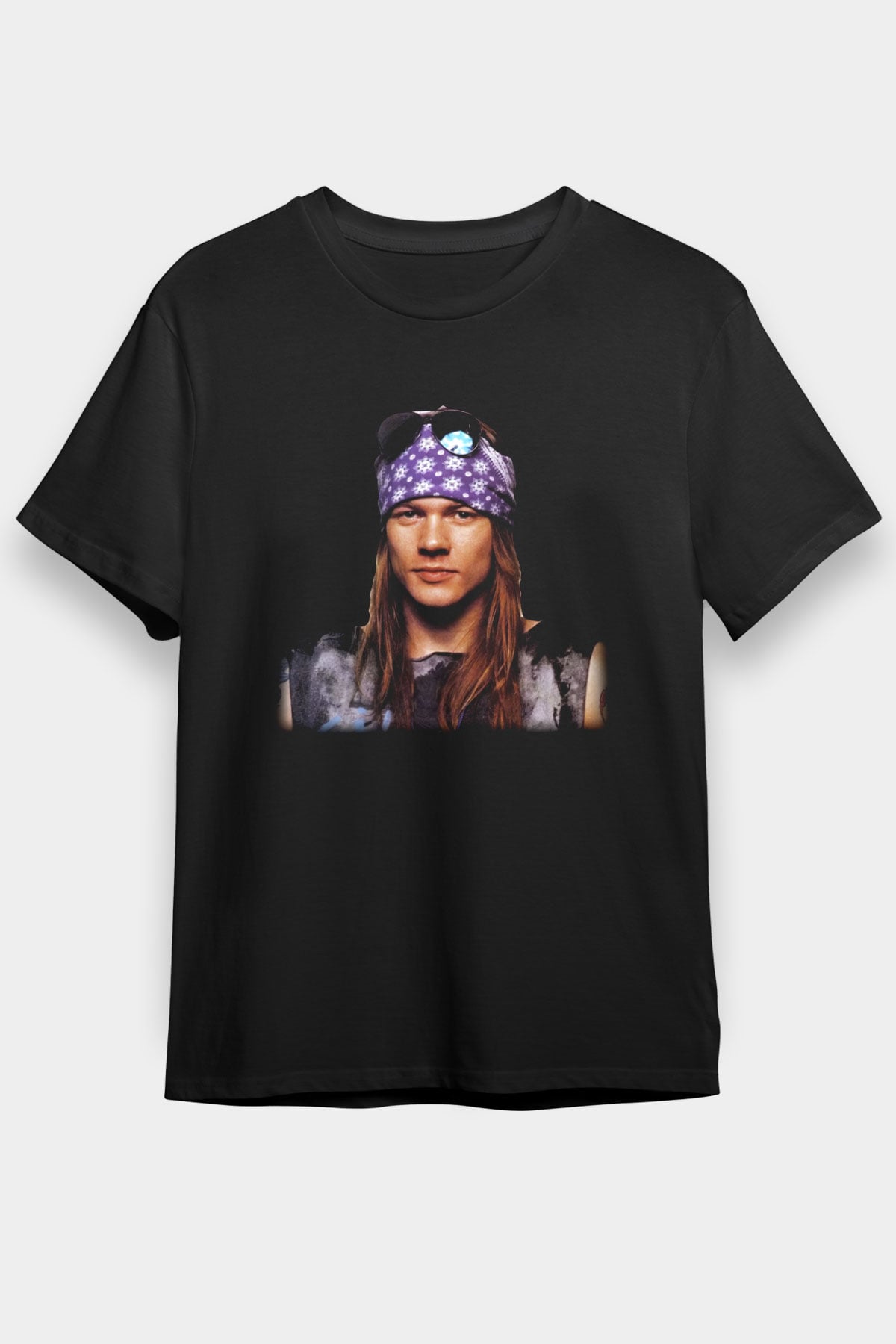 Axl Rose Siyah Unisex Tişört T-Shirt - TişörtFabrikası