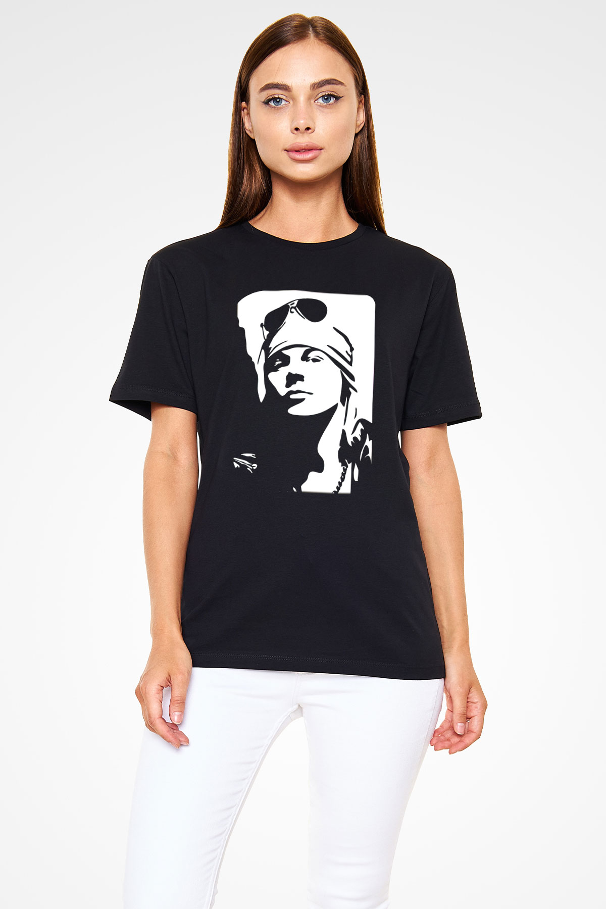 Axl Rose Siyah Unisex Tişört T-Shirt - TişörtFabrikası