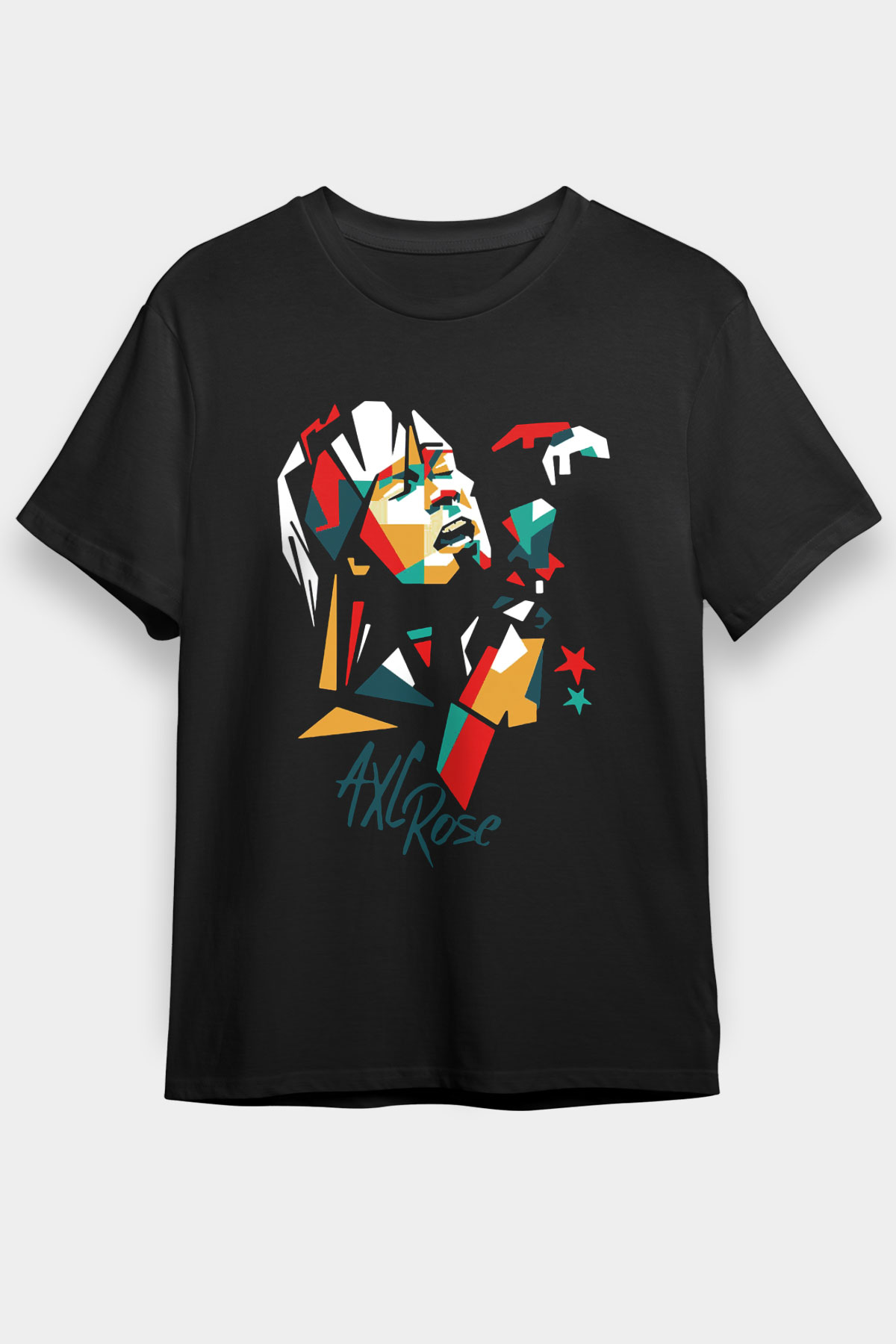 Axl Rose Siyah Unisex Tişört T-Shirt - TişörtFabrikası