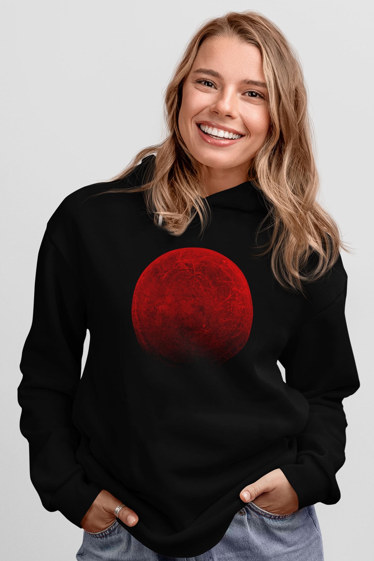 Ay Siyah Unisex Hoodie