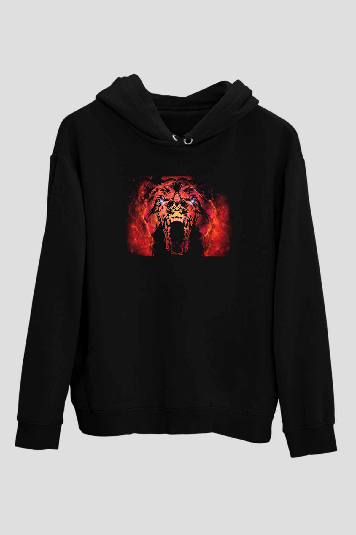 Ayı Siyah Unisex Hoodie