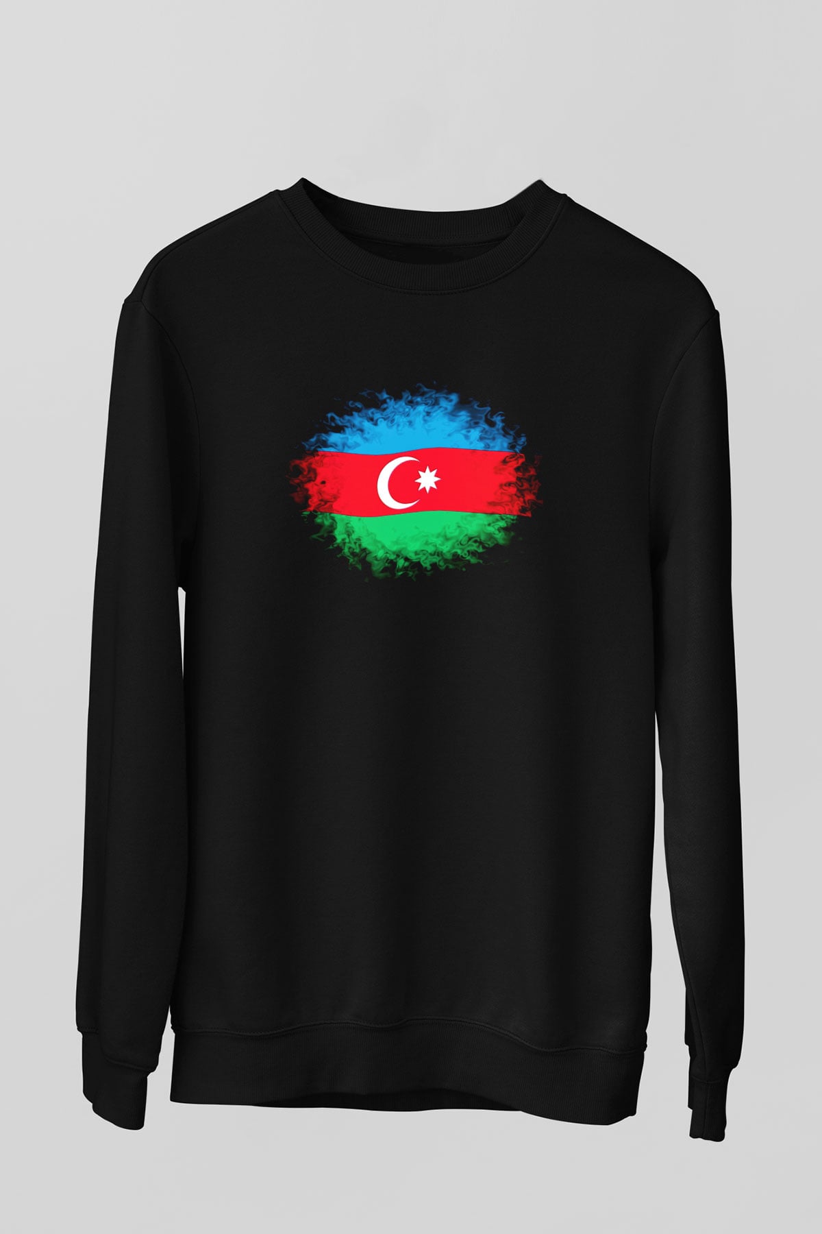 Azerbaycan Siyah Unisex Sweatshirt