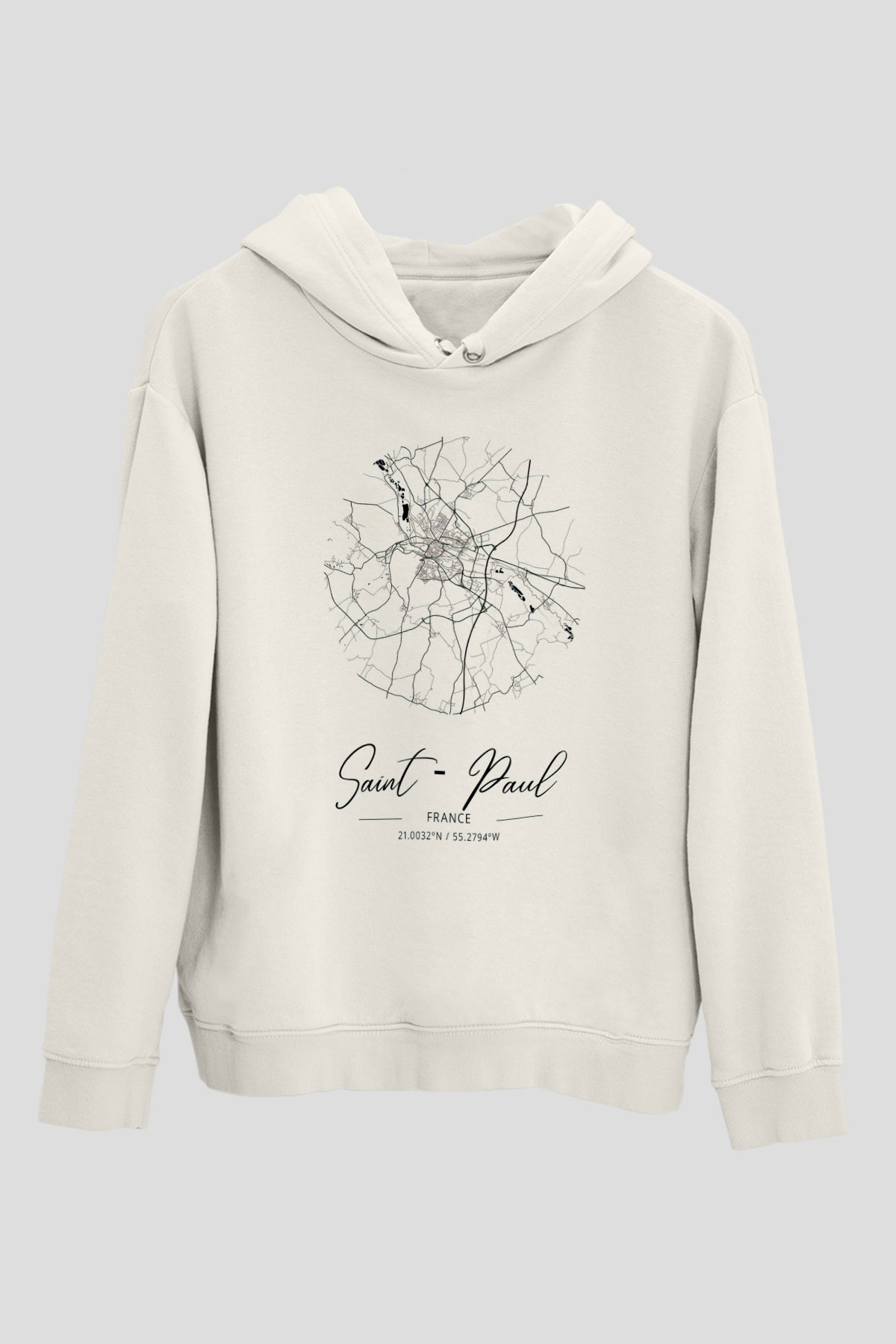 Aziz Paul Katedrali Beyaz Unisex Hoodie