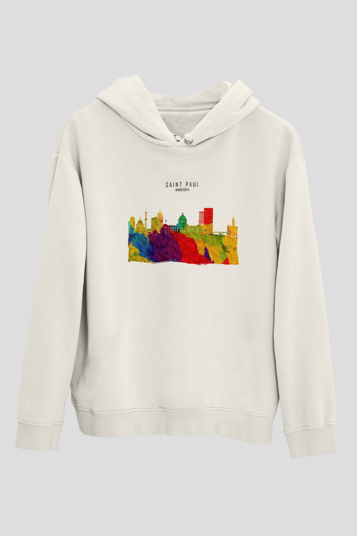 Aziz Paul Katedrali Beyaz Unisex Hoodie