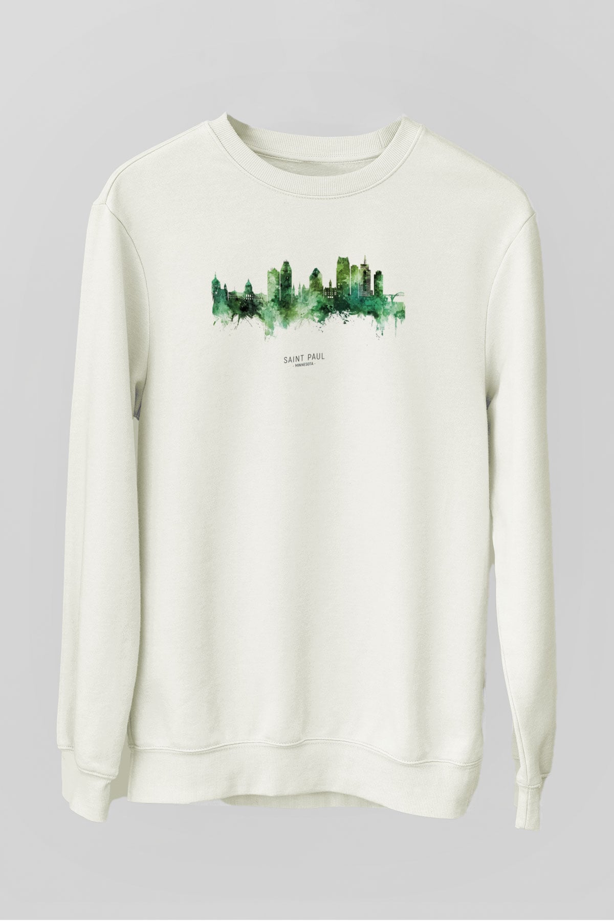 Aziz Paul Katedrali Beyaz Unisex Sweatshirt