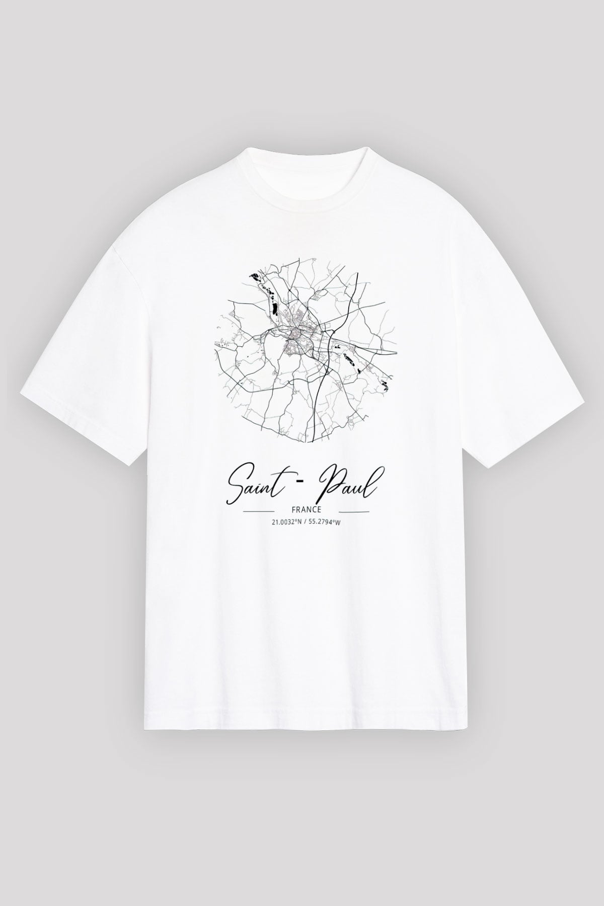 Aziz Paul Katedrali Beyaz Oversize Tişört Oversize T-shirt - TişörtFabrikası