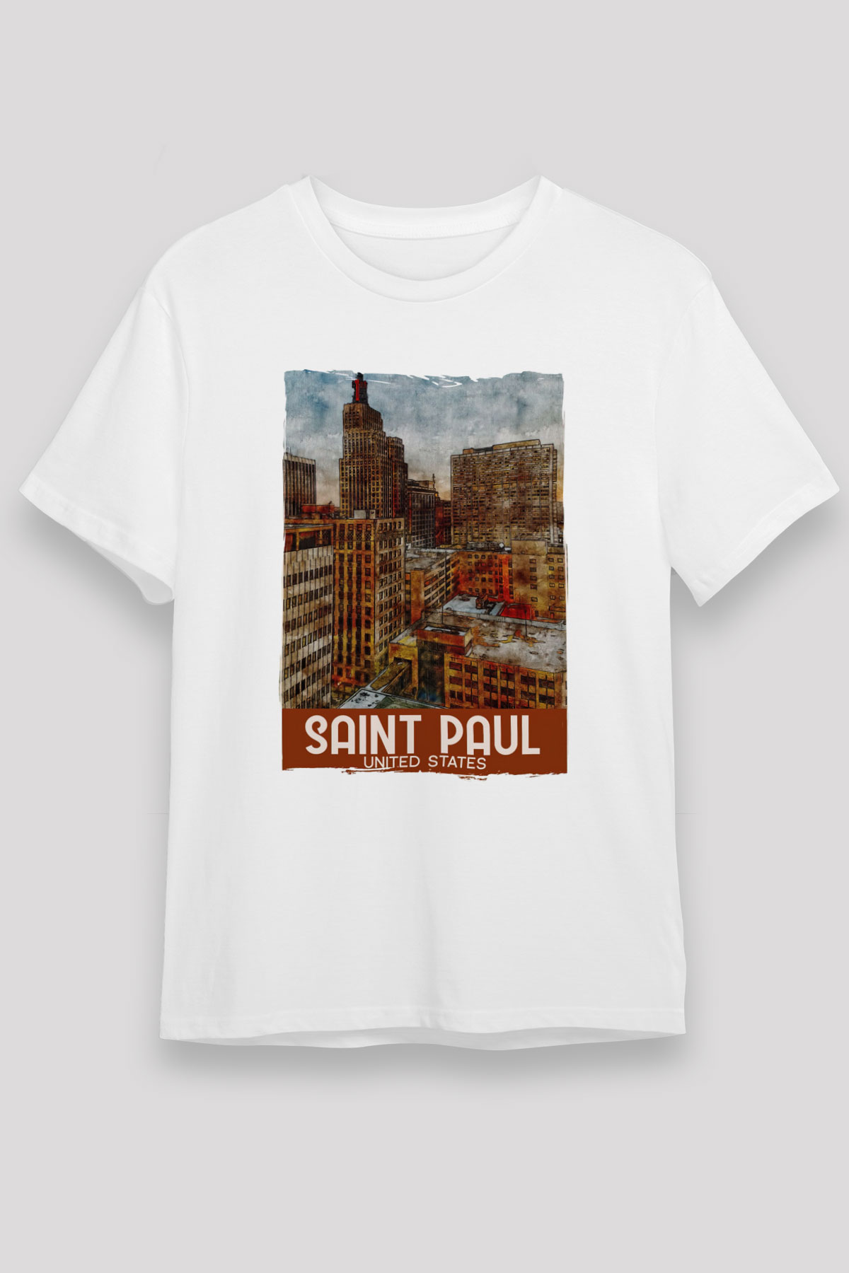 Aziz Paul Katedrali Beyaz Unisex Tişört T-Shirt - TişörtFabrikası
