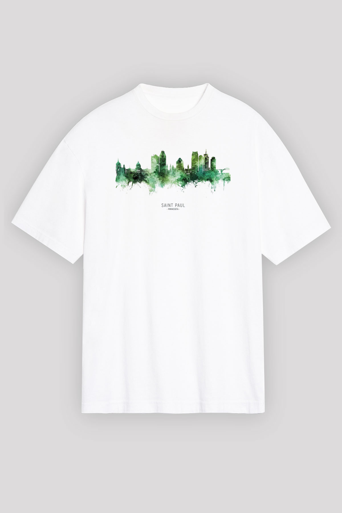 Aziz Paul Katedrali Beyaz Oversize Tişört Oversize T-shirt - TişörtFabrikası