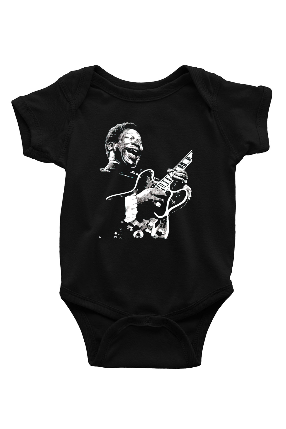B.B. King Siyah Bebek Body - Zıbın