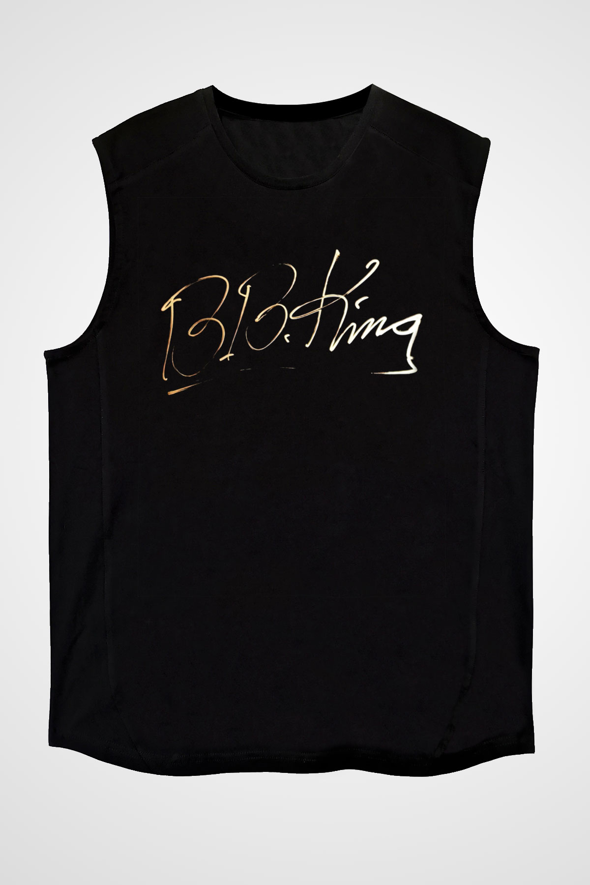 B.B. King Siyah Unisex Kolsuz Tişört