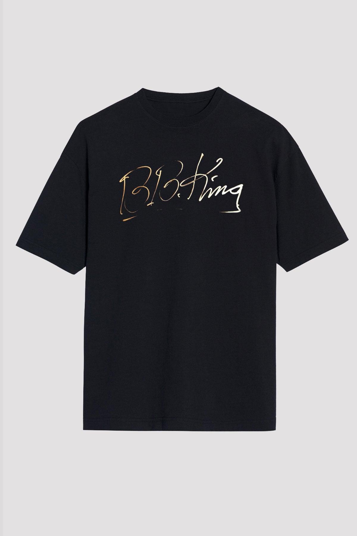 B.B. King Siyah Unisex Oversize Tişört T-Shirt