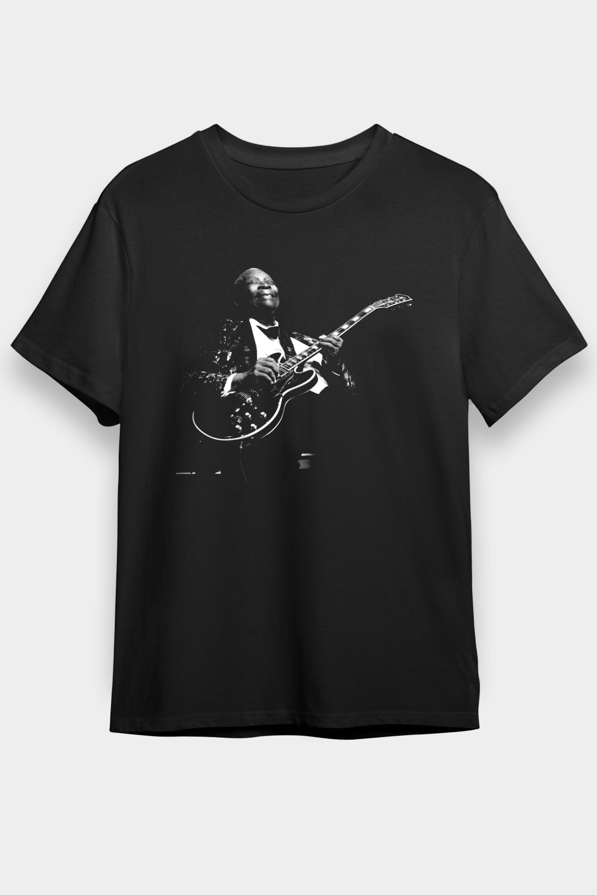 B.B. King Siyah Unisex Tişört T-Shirt - TişörtFabrikası