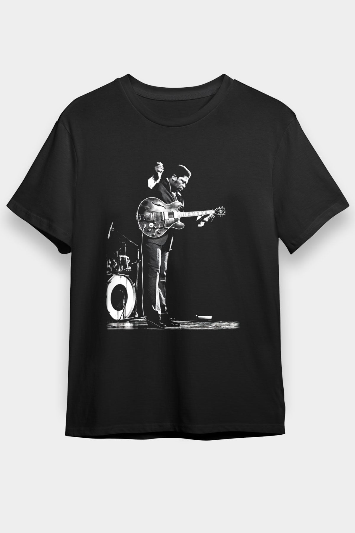 B.B. King Siyah Unisex Tişört T-Shirt - TişörtFabrikası