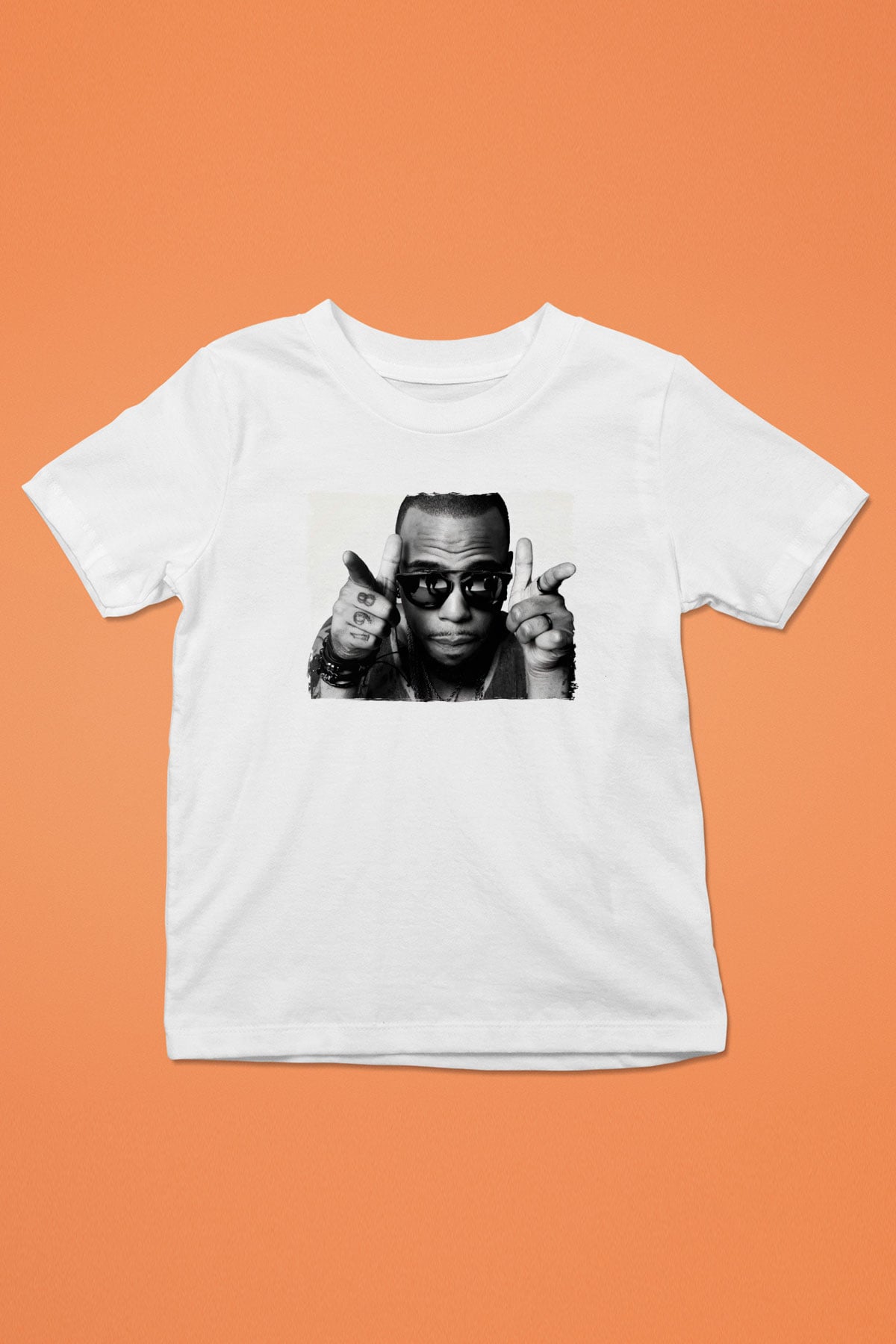 B.o.B Beyaz Unisex Çocuk Tişört