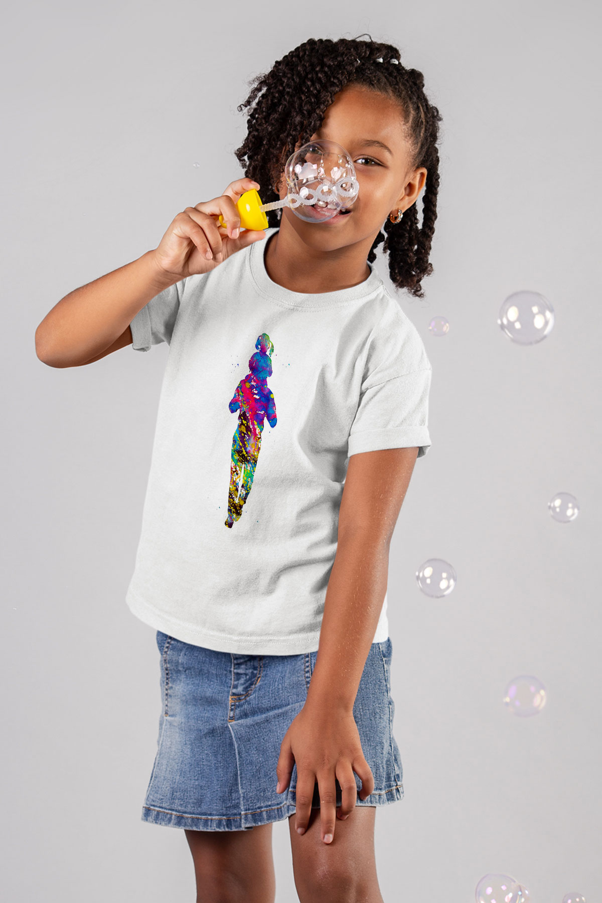 Babalar Günü Baskılı Beyaz Unisex Beyaz Çocuk Tişört - Tshirt