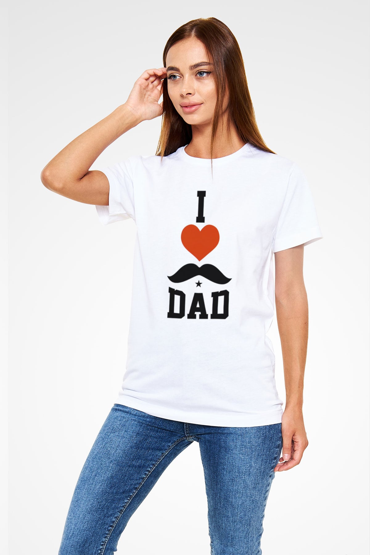 Babalar Günü Beyaz Unisex Tişört T-Shirt - TişörtFabrikası