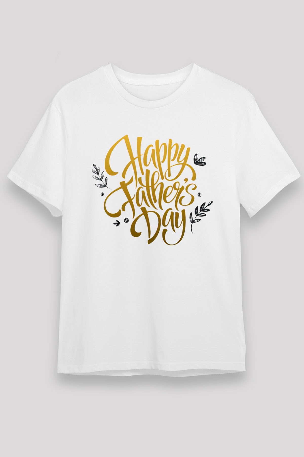 Babalar Günü Beyaz Unisex Tişört T-Shirt - TişörtFabrikası