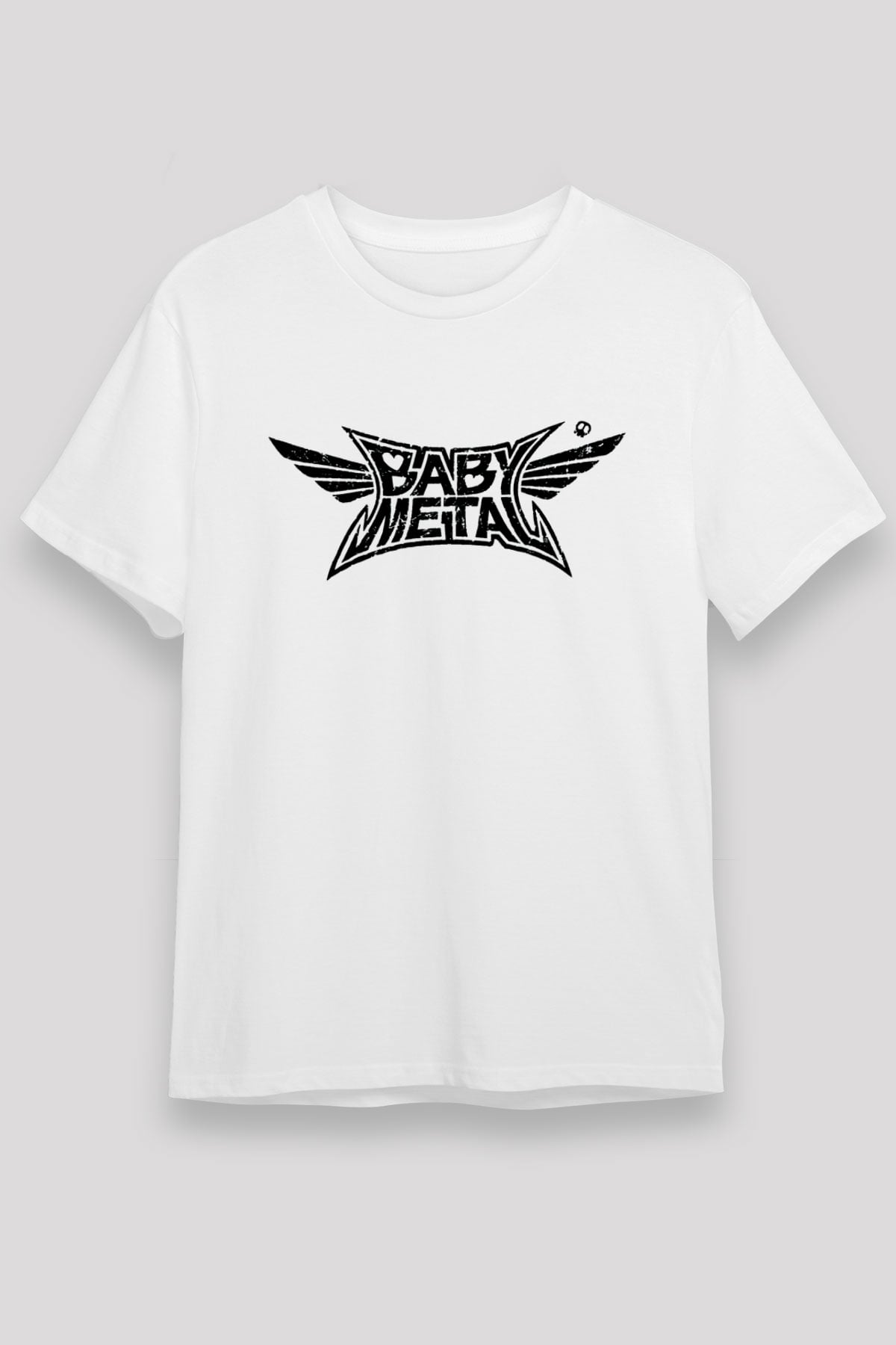 Babymetal Beyaz Unisex Tişört T-Shirt - TişörtFabrikası