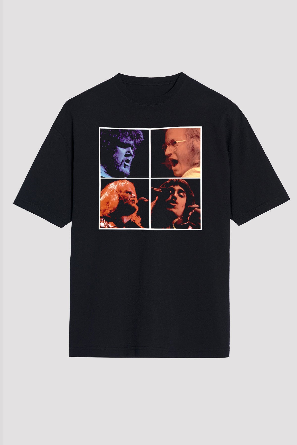 Bachman-Turner Overdrive Siyah Oversize Tişört Oversize T-shirt - TişörtFabrikası