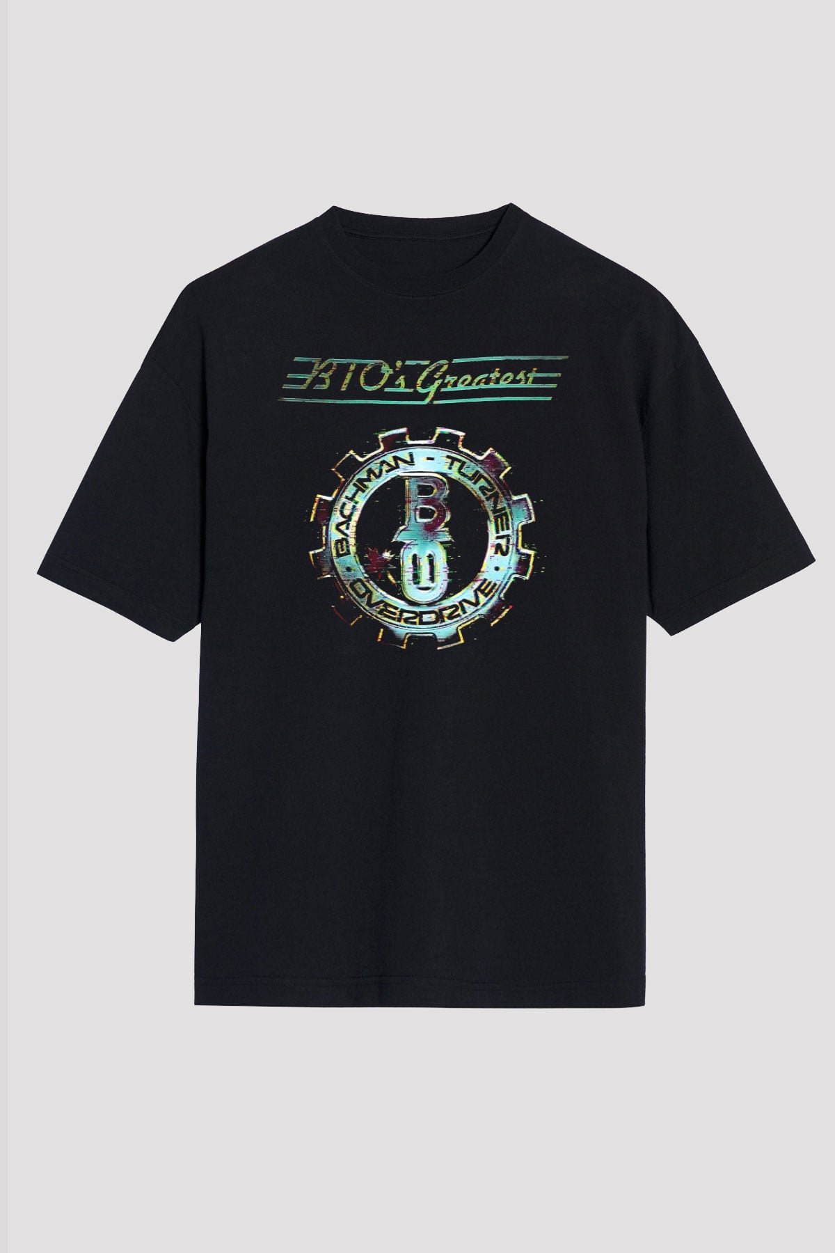 Bachman-Turner Overdrive Siyah Oversize Tişört Oversize T-shirt - TişörtFabrikası